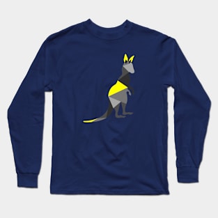 Grey kangaroo Long Sleeve T-Shirt